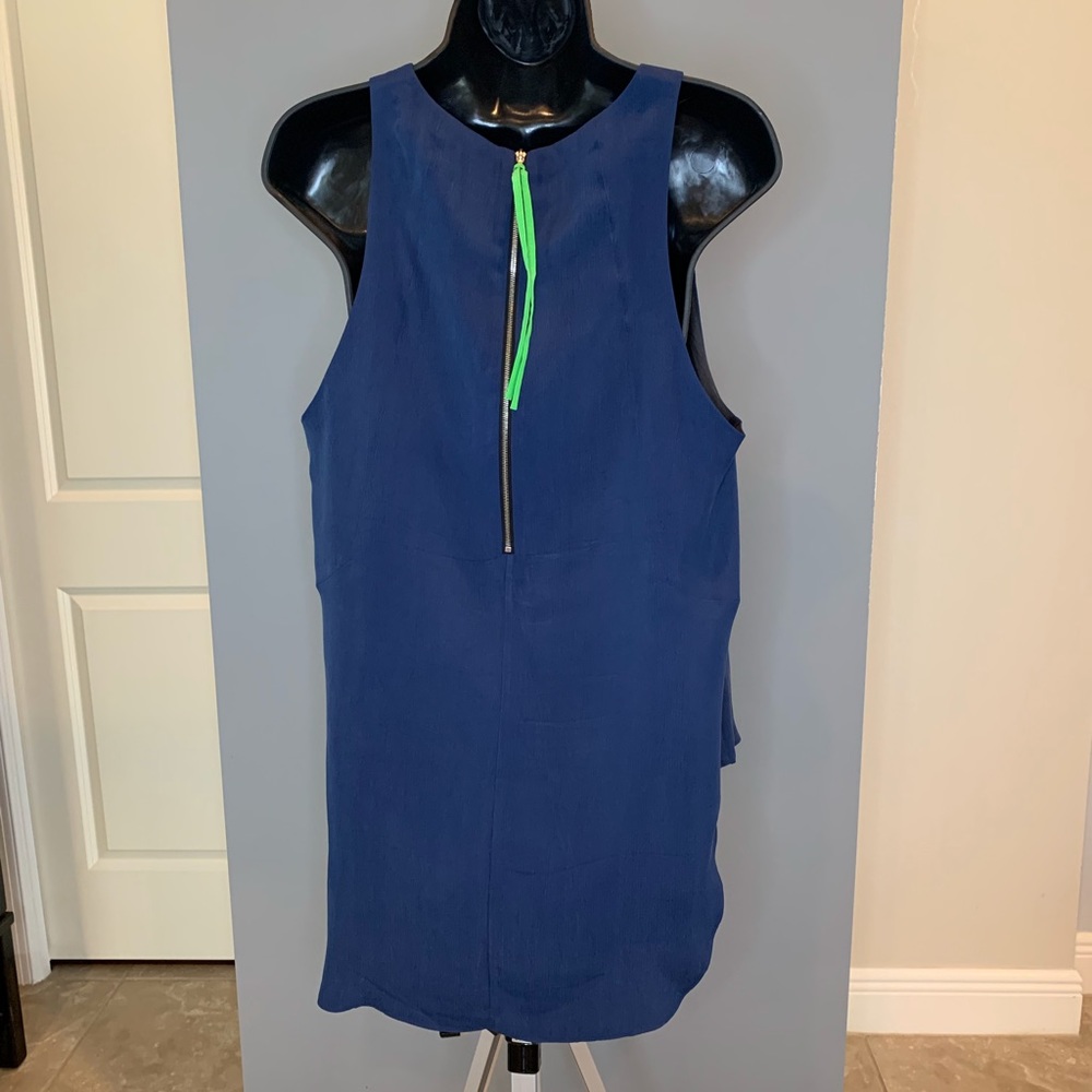 Rag & Bone Silk Back Zip Top